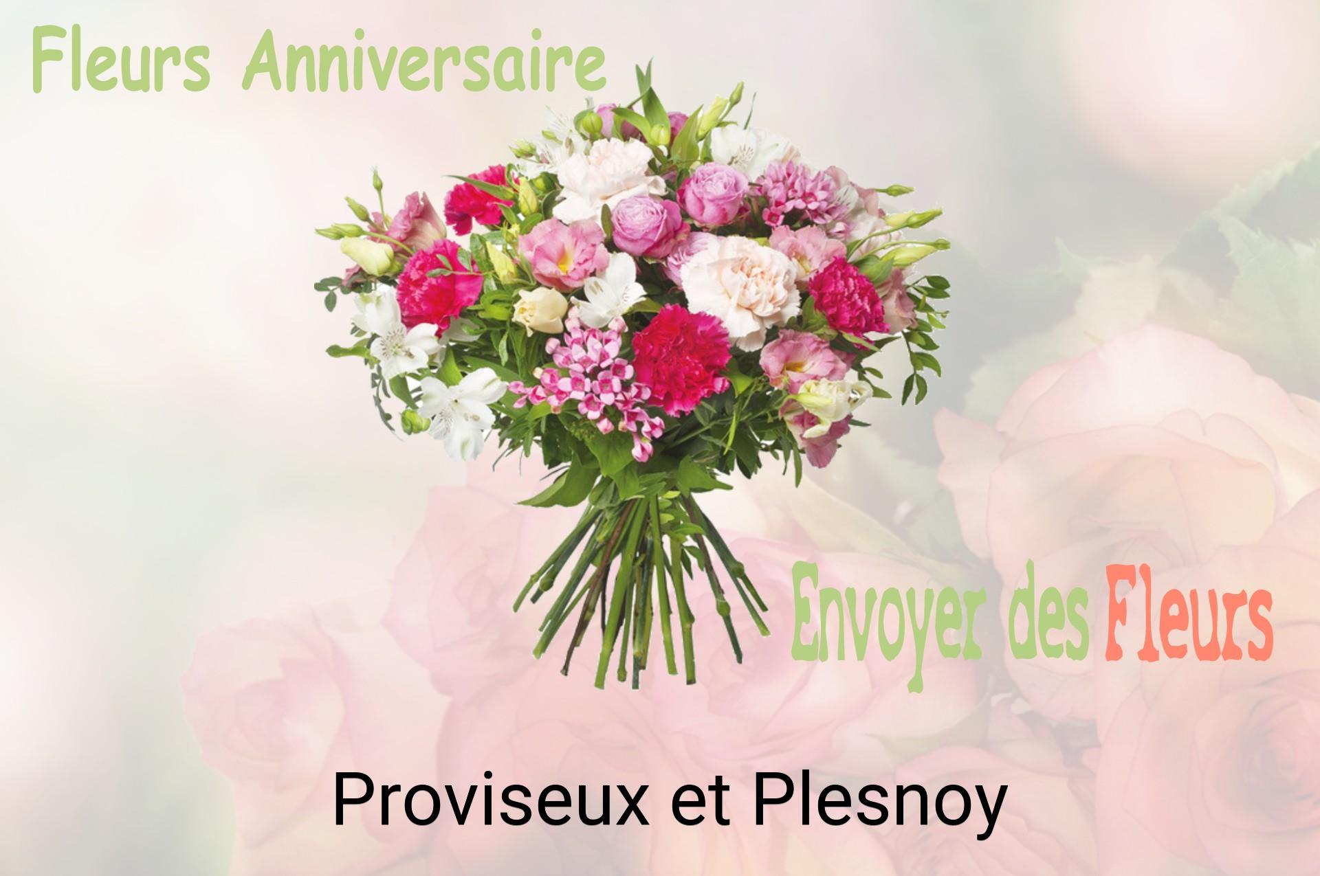 Bouquet de fleurs d’anniversaire livré à Proviseux-et-Plesnoy