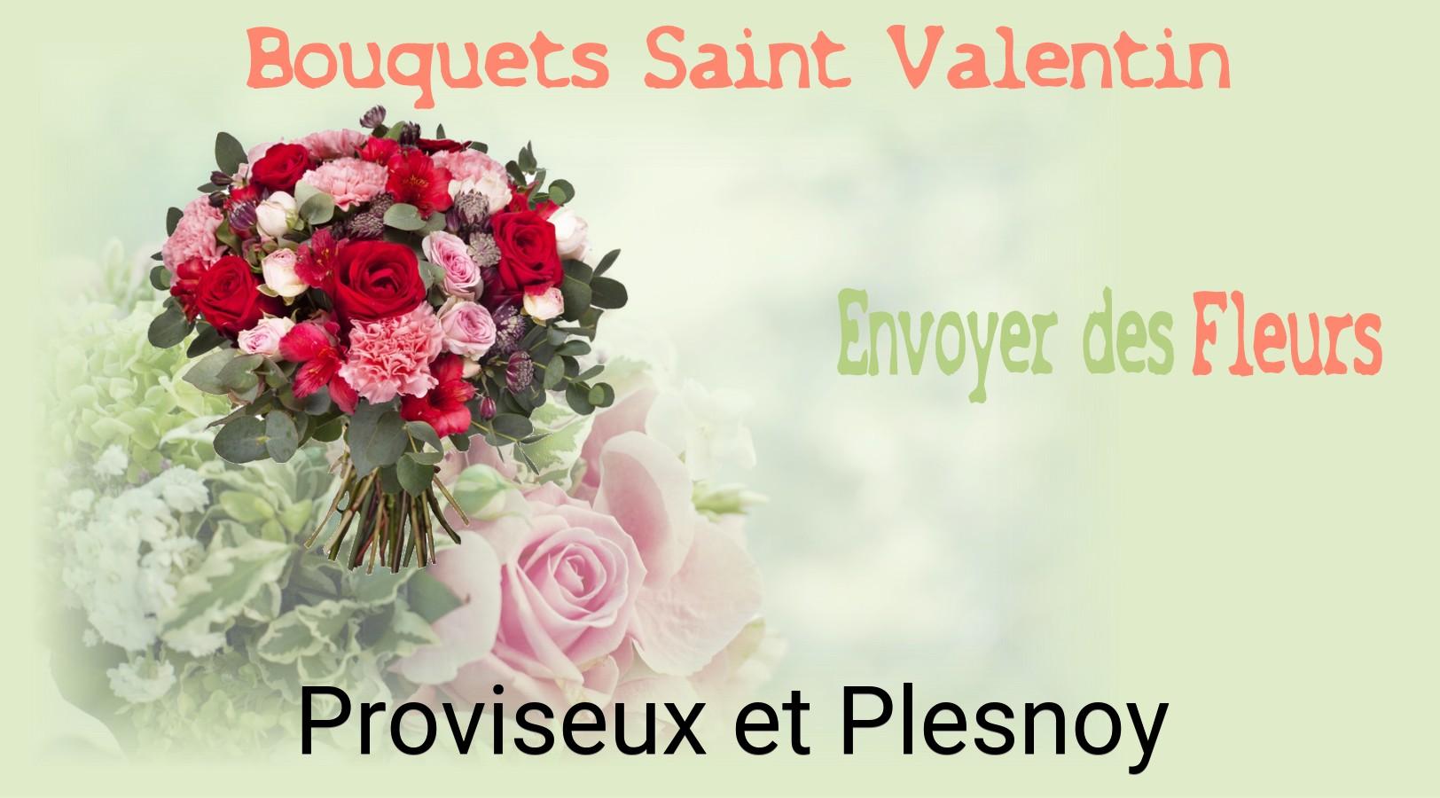 Roses de Saint-Valentin livrées à Proviseux-et-Plesnoy